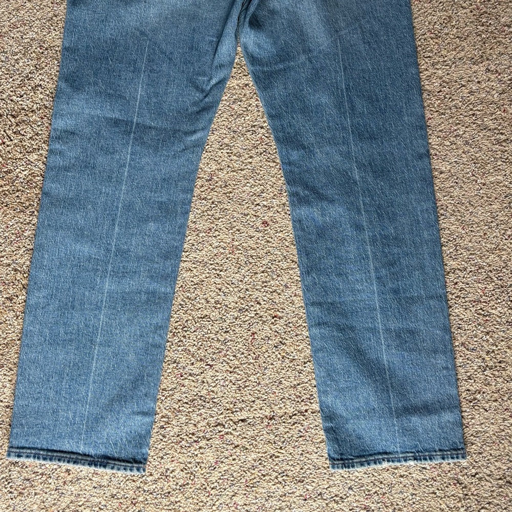 Madewell The '90s Straight Jean in Rondell Wash: Crease Edition SZ 30 - Picture 7 of 9